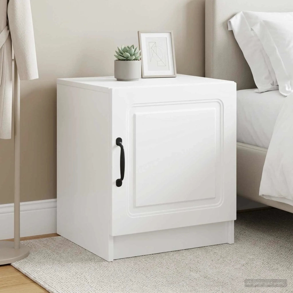 Armadio da Notte 2 pz Bianco 43 x 34,5 x 47 cm 895716