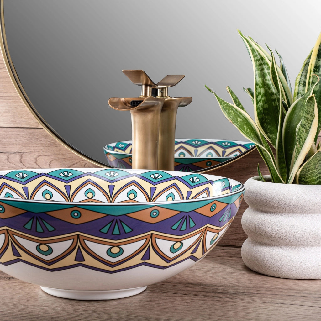 Lavabo Da Appoggio Rea Aztec