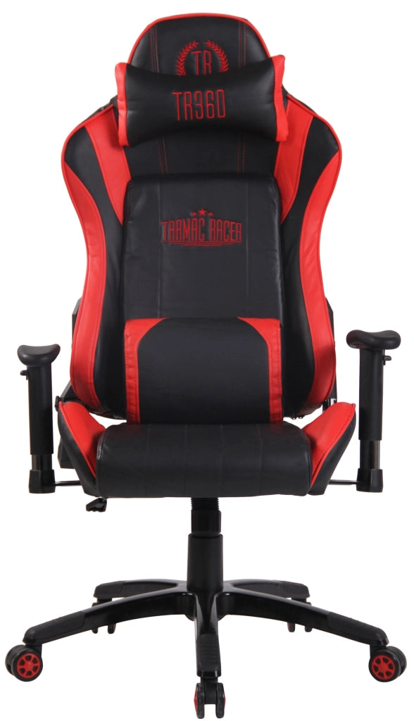 Sedia Ufficio Racing Shift X2 In Similpelle senza poggiapiedi,nero/rosso