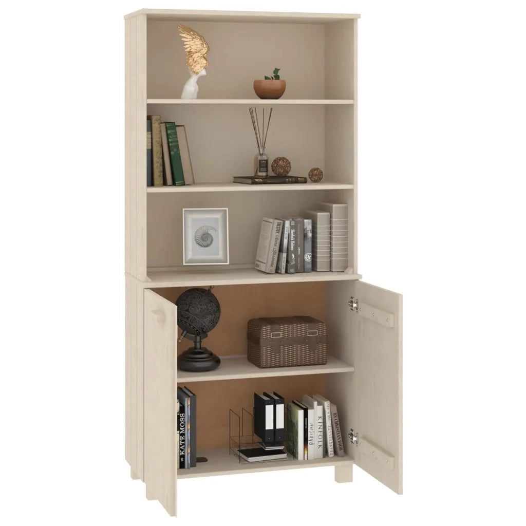 Credenza HAMAR in Legno Massello di Pino Marrone 3100930