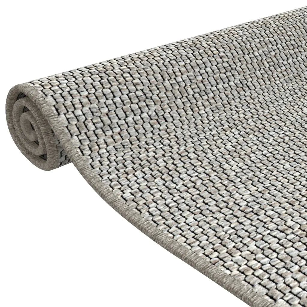 Tappeto Corsia Aspetto Sisal Platina 50x100 cm 355764