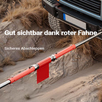 Barra da traino max 3 tonnellate 2 m in acciaio con smorzamento