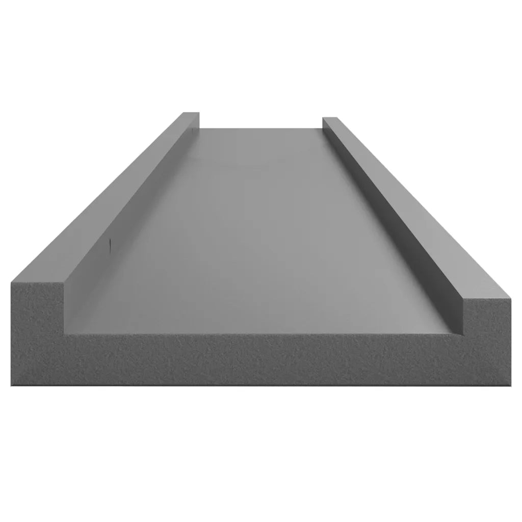 Mensole da Parete 4 pz Grigie 100x9x3 cm cod mxl 33362