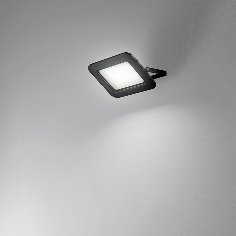Applique Da Esterno Contemporaneo Pad Metallo Nero Led 100W 3000K