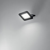 Applique Da Esterno Contemporaneo Pad Metallo Nero Led 100W 3000K