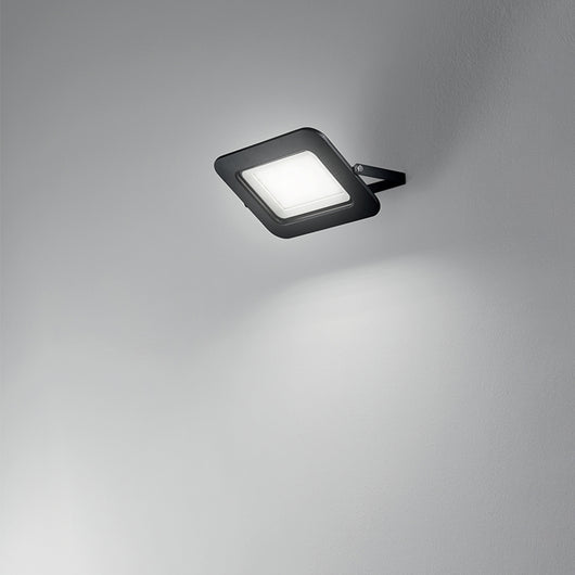 Applique Da Esterno Contemporaneo Pad Metallo Nero Led 100W 3000K