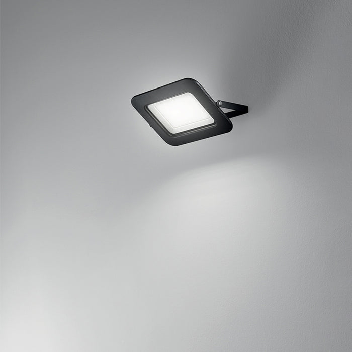 Applique Da Esterno Contemporaneo Pad Metallo Nero Led 100W 3000K