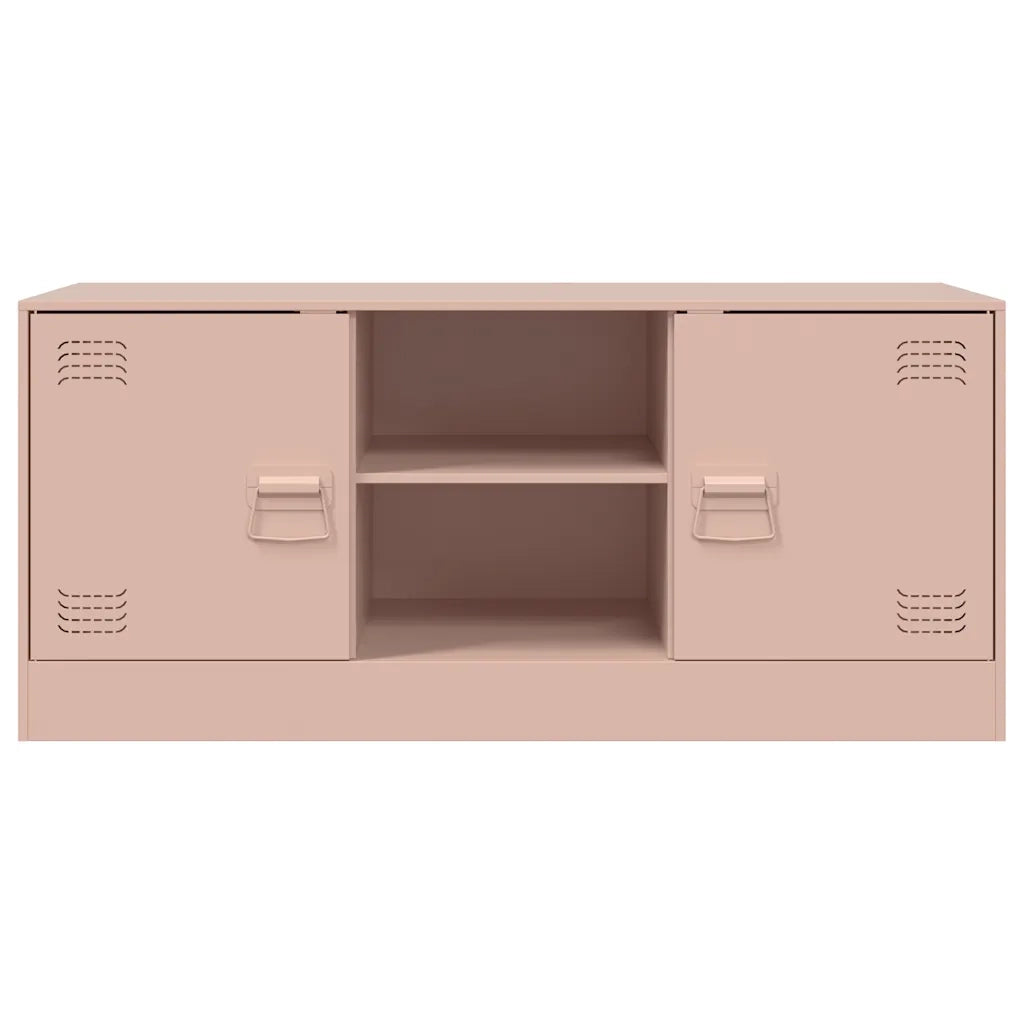 Mobile TV | Armadietto TV | Mobile Porta TV Rosa 99x39x44 cm in Acciaio