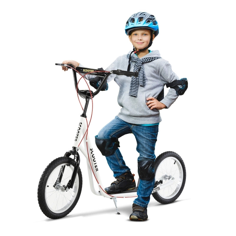 Monopattino per bambini, monopattino da citt¨¤, monopattino con ruote pneumatiche e freno a mano, impermeabile, pieghevole, adatto a bambini dai 5