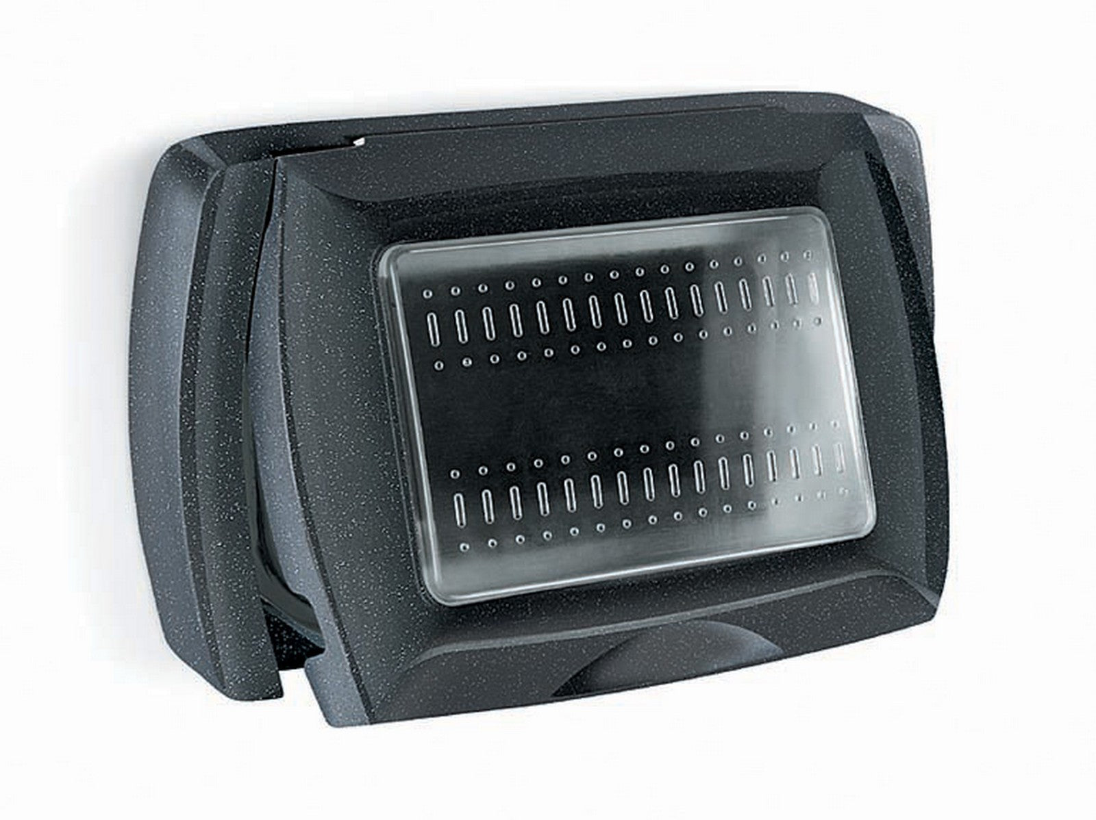 placca life x esterno ip55 nera 3 posti cod:ferx.671