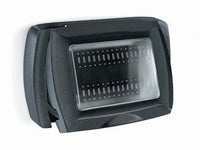 placca life x esterno ip55 nera 3 posti cod:ferx.671.stock