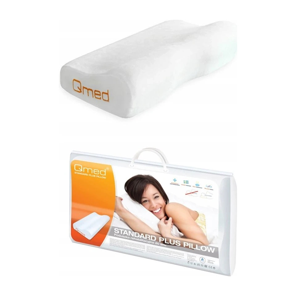 Cuscino ortopedico standard Plus Qmed a forma di guanciale per dormire