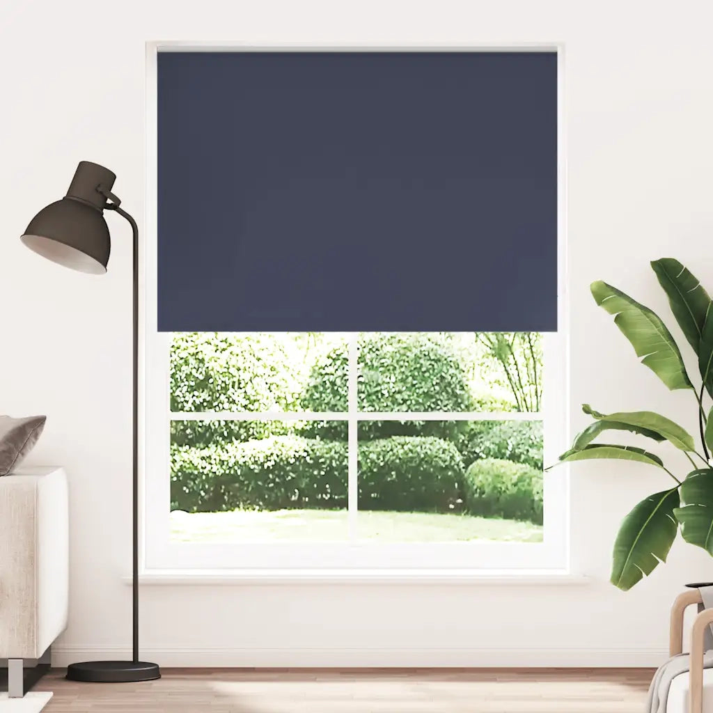 Tenda a Rullo Oscurante-Tenda da sole a rullo 164,4x230 cm Larghezza tessuto 160 cm blu marino