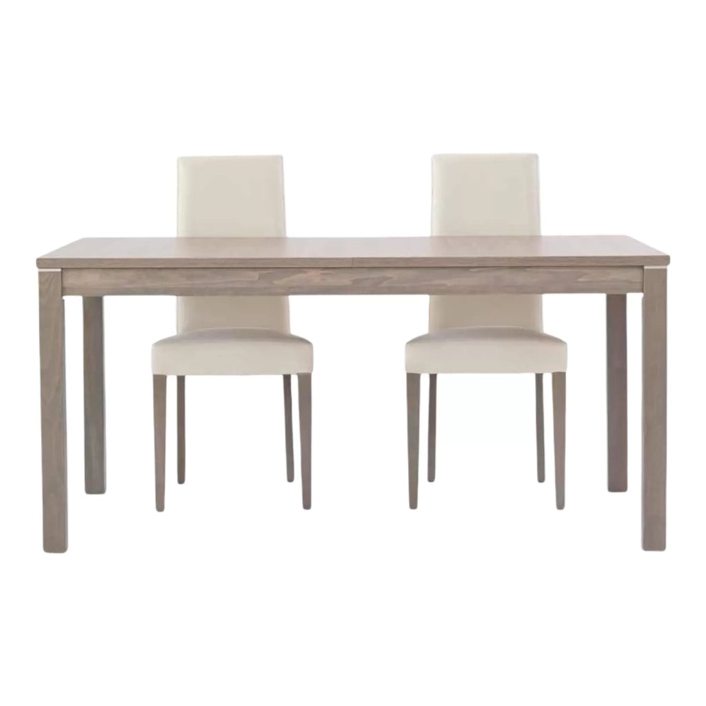 Tavolo rovere grigio allungabile cm 160x90x76h chiuso (562) - Mobili 2G
