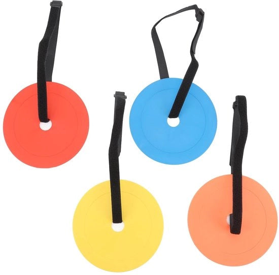 Agilità per Calcio e Hockey - Set di 4 Palle di Allenamento Multicolore - Flessibili e Resistenti - Ideali per l'Agilità e l'Esercizio