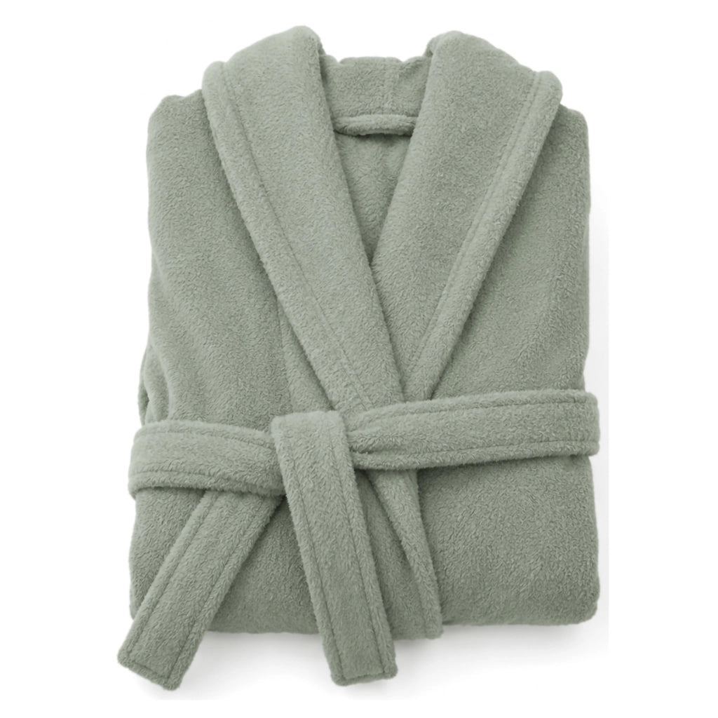 Satotite, Accappatoio 100% Cotone con Cappuccio, Verde Salvia