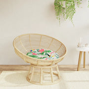 Cuscino Rotondo Multicolore Ø 60x11 cm in Tessuto Oxford 361957