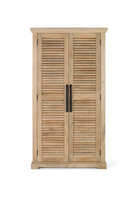 Armadio in legno massello di mango alto 180 cm