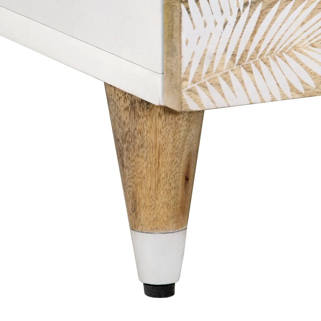 Tavolino da Salotto 80x54x40 cm in Legno Massello di Mango 4018677