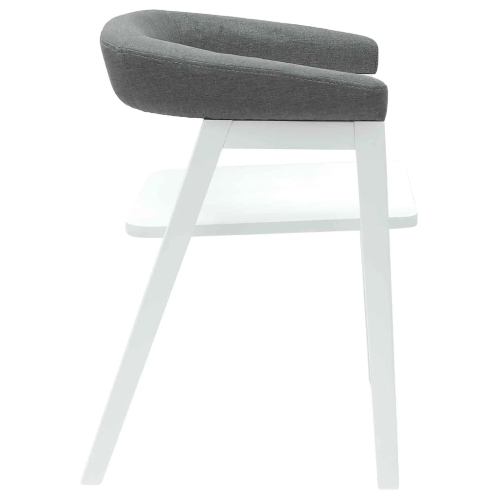 Sedie da pranzo 2 pcs Bianco 54 x 57 x 73 cm