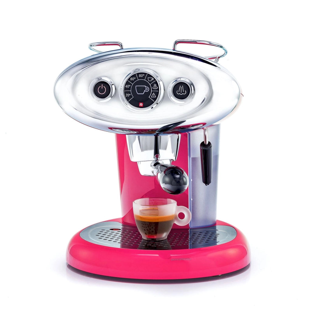 Illy macchina da caffè a capsule iperespresso x7.1 rosa special edition