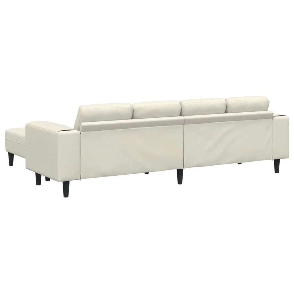 Divano per Soggiorno 3 pcs Crema 250 x 188 x 76 cm 3335129