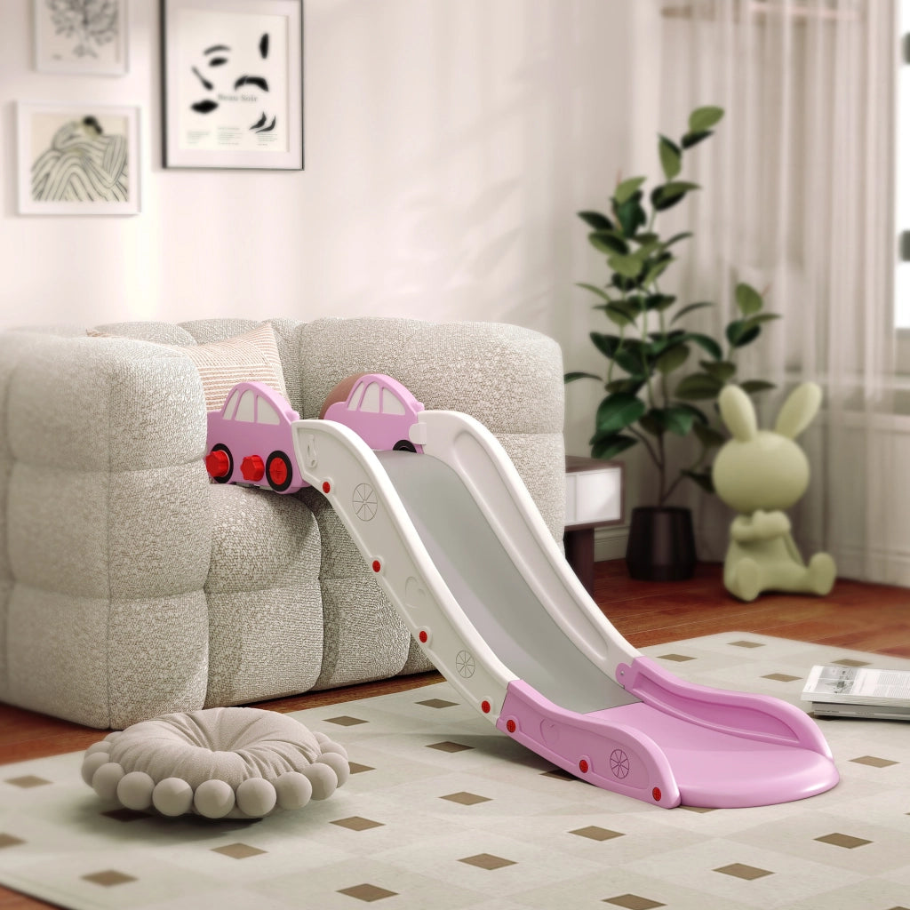 Scivolo per Bambini Età 18-48 Mesi per Divani o Letti in HDPE Rosa