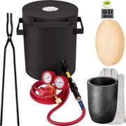 Kit di smaltazione a propellente - 4 Kg - Kit di forno - Con smaltatrice a grafite e tang - Smaltazione e fusione
