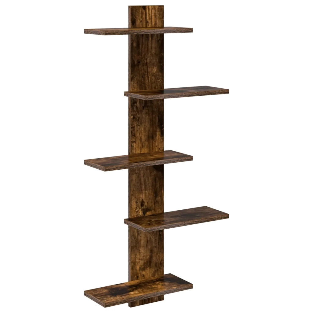 Mensola a muro flottante Rovere Fumo 48,5 x 15 x 101 cm 8012200