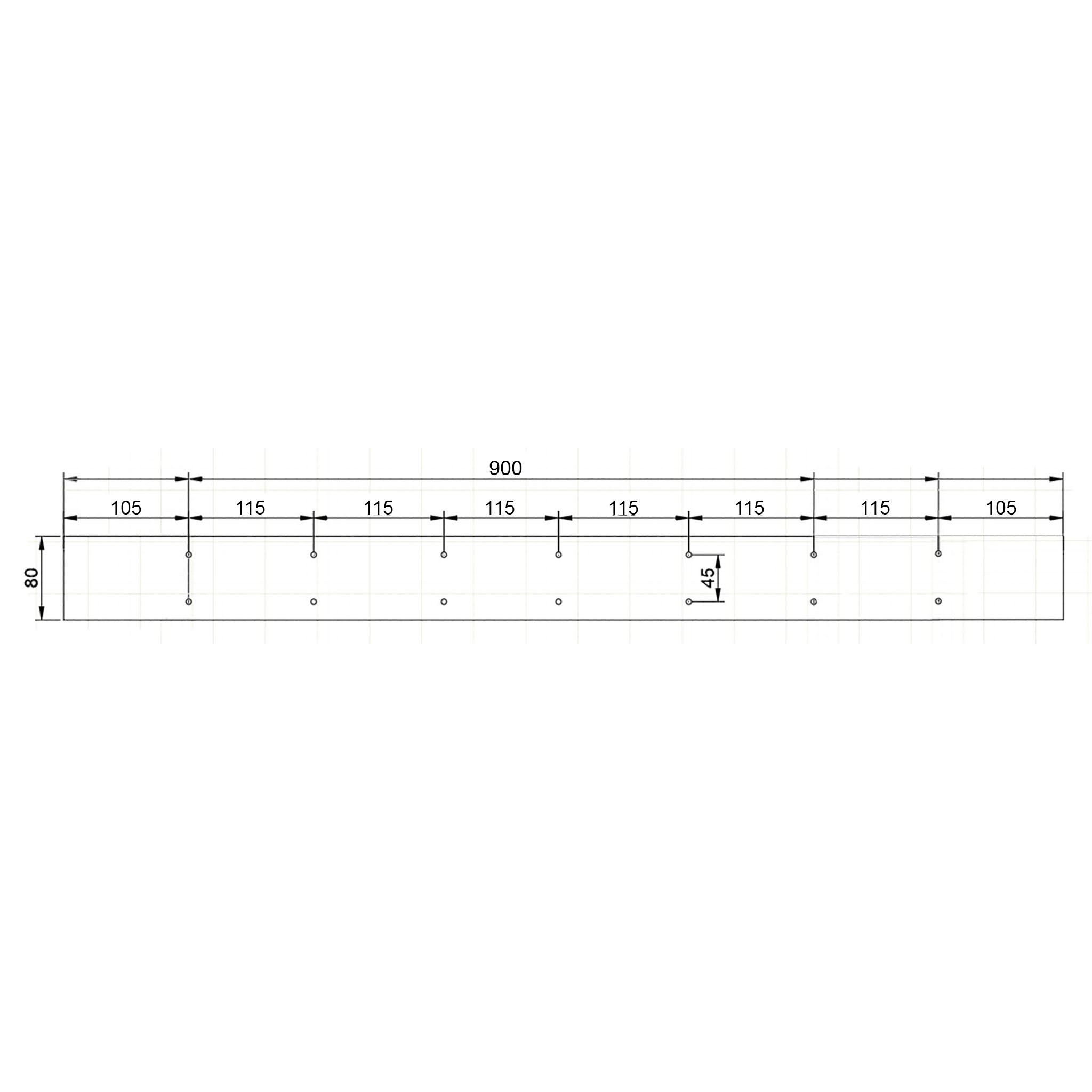 Base per tavolo 90x72 cm verniciatura a polvere nero Telaio per tavoli gambe tavolo