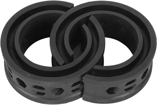 Pompa di sospensione 2 pezzi - Riduzione del rumore - Antivibrazioni - Migliorata stabilità - Materiale in gomma - Dimensioni 14x14x5 cm - Dampened shock absorber