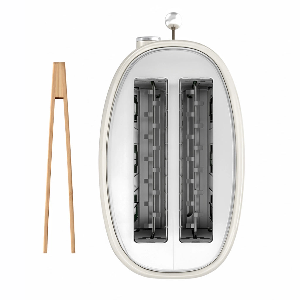 GRS8 Tostapane vintage, 2 fessure, 6 livelli di potenza, 850 W, beige
