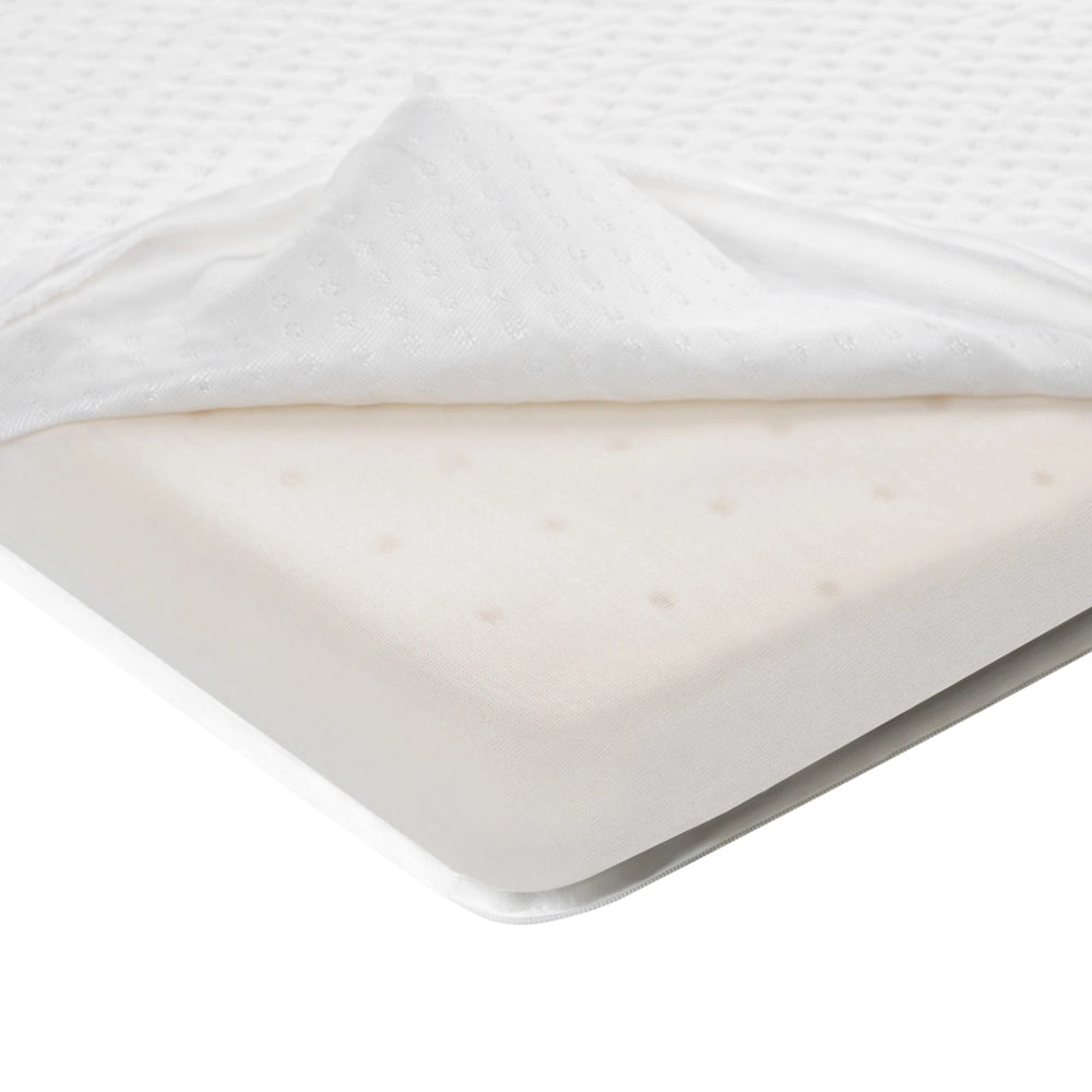 Coprimaterasso in schiuma bianca 90 x 200 cm comfort morbidezza