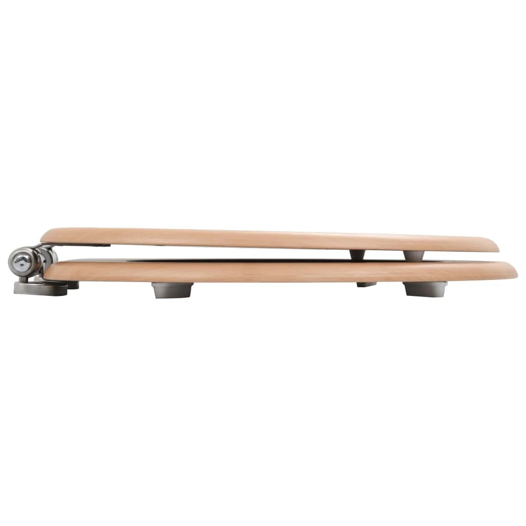 Sedile WC con coperchio in MDF e coperchio in bambù con chiusura ammortizzata 02_0002896