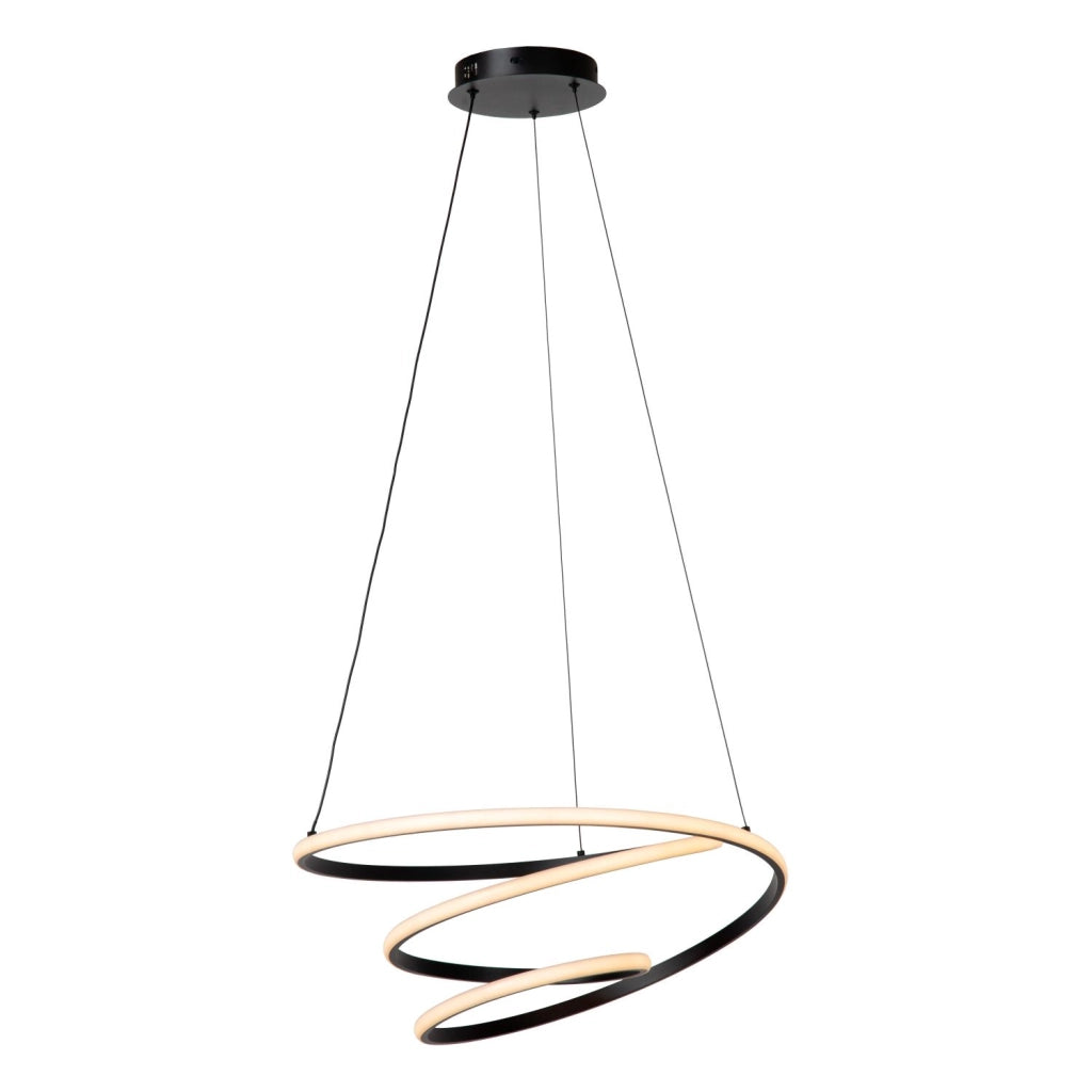 Lampada sospesa ESPIRAL LED nera spirale Lucide