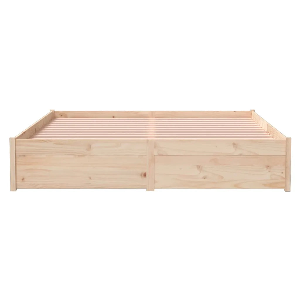 Giroletto-Struttura Letto in Legno Massello 150x200 cm King Size 600376