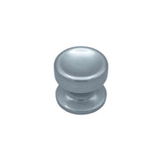 Pomolo fisso per porta SAGUATTI 174/70AB in alluminio argento lucido