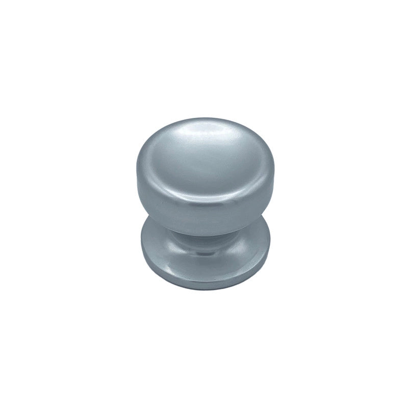Pomolo fisso per porta SAGUATTI 174/70AB in alluminio argento lucido
