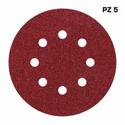Disco Abrasivo Velcrato Tondo Levigatrice Rotoorbitale Grana 80 Ø 125 Wolfcraft