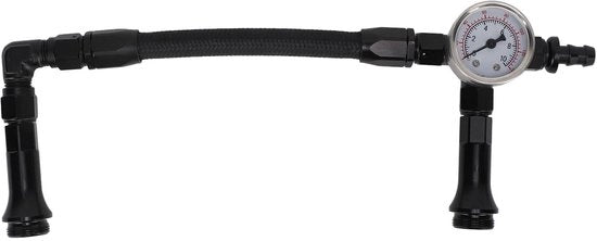Flessi di combustibile con valvola a pressione - Tubo di combustibile 8mm - Tubo di combustibile 6mm - Costruzione in alluminio - Installazione facile - Adatto per 4150 Baskooboohydrati