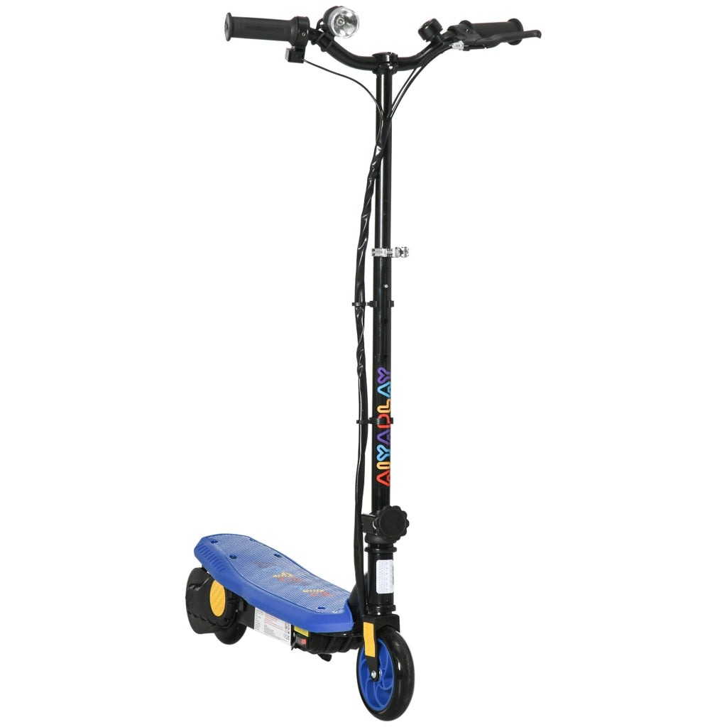 Monopattino Elettrico per Bambini ¨C zephmum ¨C Pieghevole con LED, 7-14 Anni, 12 km/h, Blu