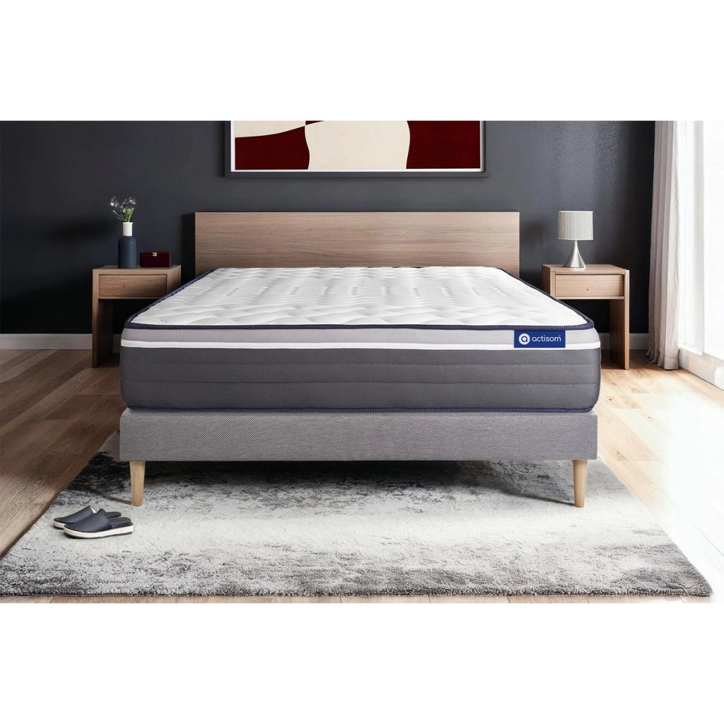 Kit rete e materasso matrimoniale Actilatex plus 200x200cm - Spessore : 26cm - Lattice e memory foam- molto rigido