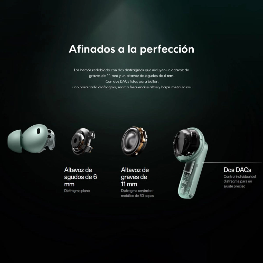 Buds 4 Auriculares Bluetooth Gris (Storm Gray)