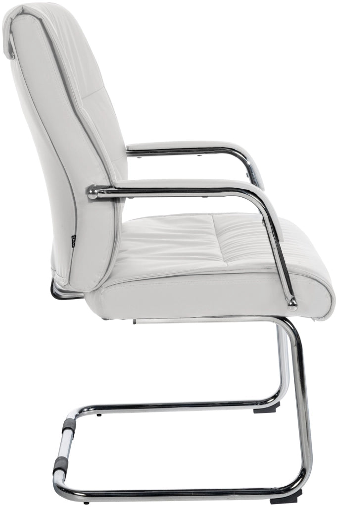 Set di 2 sedie per visitatori Sievert bianco
