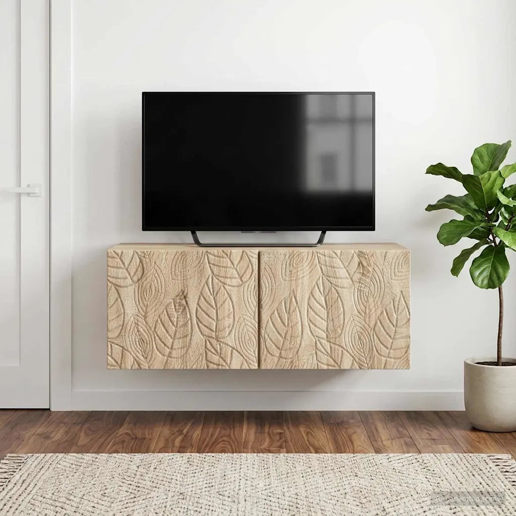 Mobile Porta TV da Muro 59,5 x 41 x 30 cm Rovere Sonoma 898847