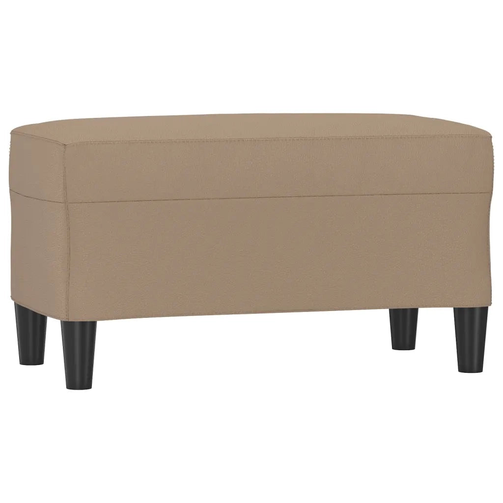 Panca-Sgabello Cappuccino 70x35x41 cm in Similpelle 375942