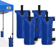 Sacchi di sabbia industriali per gazebo - 80 lbs - 4 pezzi - Blu
