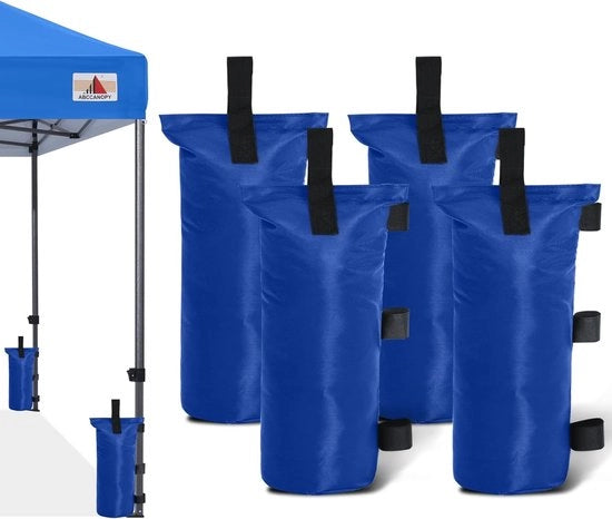 Sacchi di sabbia industriali per gazebo - 80 lbs - 4 pezzi - Blu
