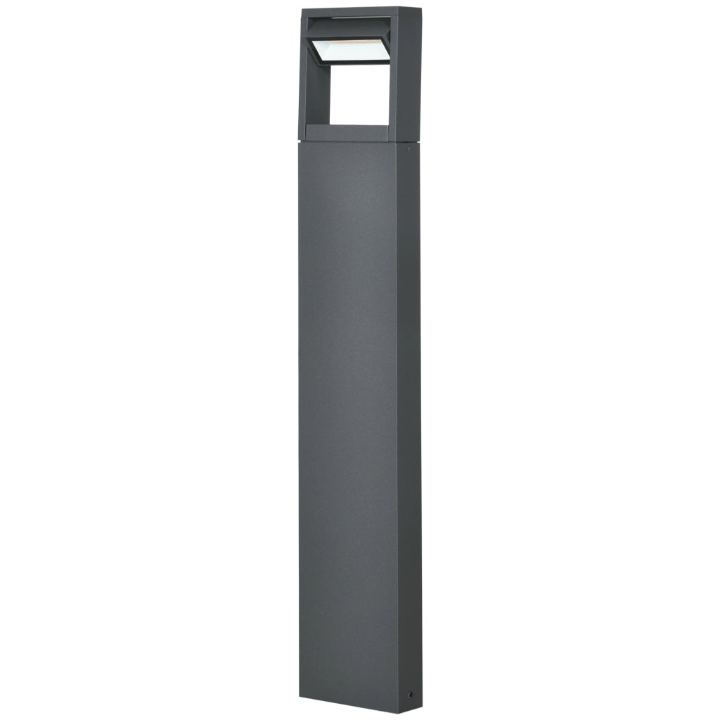 Lampada da Giardino ¨C Minimal ¨C Grigio Scuro 16x5x90 cm