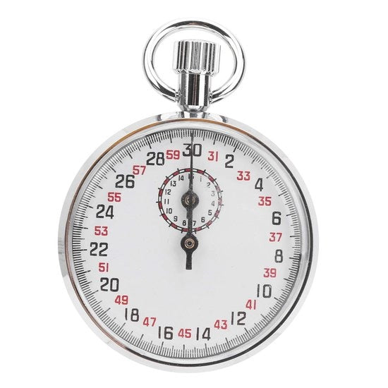 Orologio da Sport 6 Ore Duraturo - Meccanico - Cronografo Sportivo - Cappuccio Ronde - Acciaio Inossidabile - Indicazione Chiara - Cronometro